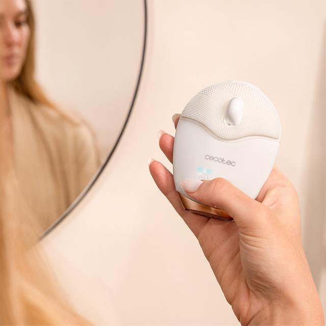 FaceCare TotalClean Soft – Limpiador Facial Ultrasónico con Generador de Jabón Automático, Vibración Sónica + Masaje Reafirmante, Silicona de Grado Alimenticio, 60 min de Autonomía, IPX6 Waterproof, Control de Velocidad