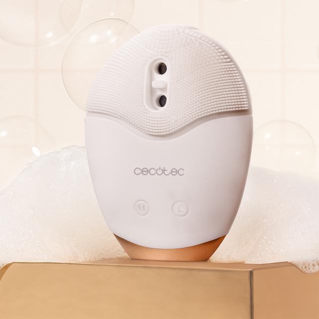 FaceCare TotalClean Soft – Limpiador Facial Ultrasónico con Generador de Jabón Automático, Vibración Sónica + Masaje Reafirmante, Silicona de Grado Alimenticio, 60 min de Autonomía, IPX6 Waterproof, Control de Velocidad