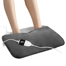 HeatConfort FootWarmer deluxe 55x45 cm, Antiderrapante, 6 temperaturas, 4 níveis de temporizador.
