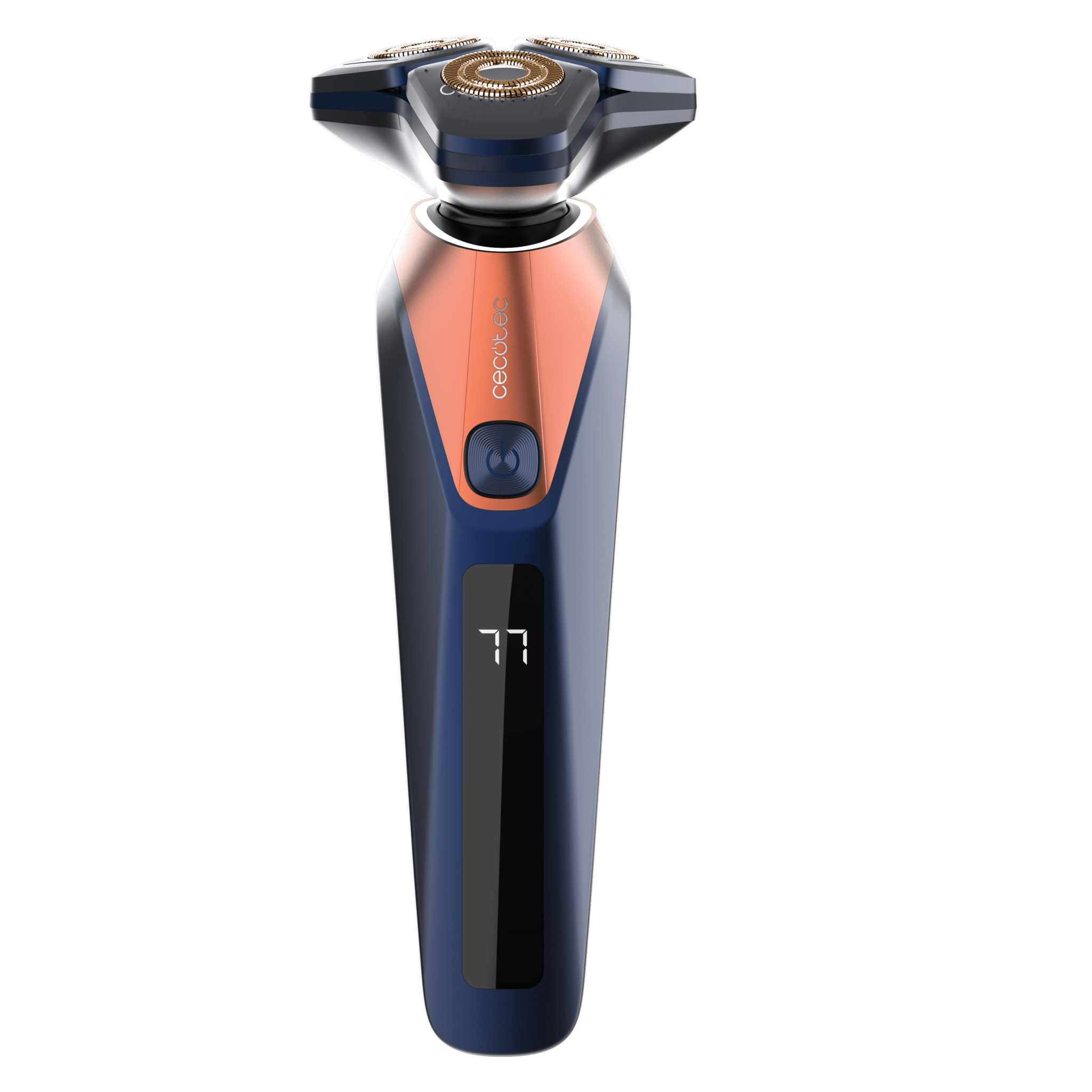 Afeitadora rotativa Cecotec PrecisionCare Saphire Pro vista frontal