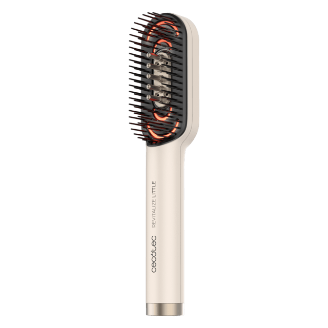 HairCare Revitalize Little – Cepillo Reparador con Luz LED, Aplicador de Serum y Masaje Vibratorio, Cuida, Repara y Estimula el Crecimiento del Cabello, 4 Luces LED, Tratamiento Capilar en Casa
