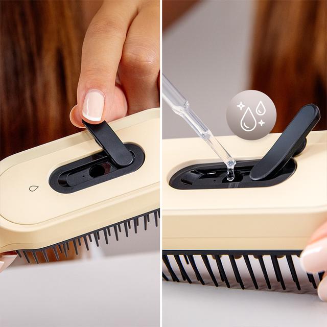 HairCare Revitalize Little – Cepillo Reparador con Luz LED, Aplicador de Serum y Masaje Vibratorio, Cuida, Repara y Estimula el Crecimiento del Cabello, 4 Luces LED, Tratamiento Capilar en Casa