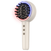 HairCare Revitalize TotalCare, Cepillo Reparador con Microcorrientes EMS, Luz LED Roja y Azul, Aplicador de Serum y 5 Niveles de Intensidad, Nutre, Reafirma y Fortalece el Cabello desde la Raíz