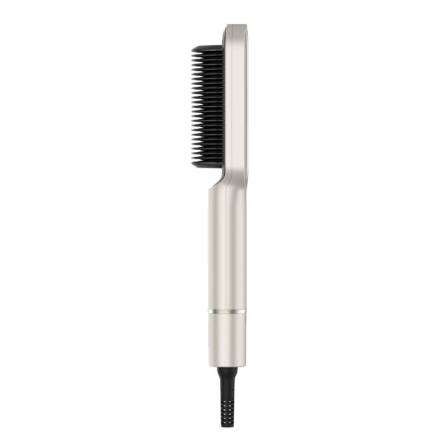InstantCare Lisse, Cepillo Alisador con 25 Dientes, 5 Temperaturas para Todo Tipo de Cabello, Revestimiento Cerámico, Chips Inteligentes, Calentamiento en 30s, Guante Térmico y Clips Incluidos, Apagado Automático