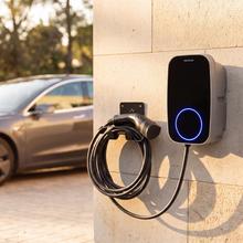 PIT&STOP SMART 7,4 kW Cargador residencial EV con app WiFi: controla potencia, horarios y consumo. Tipo 2 con cable 5 m, RFID, IP65, apto exterior y seguro.