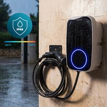 PIT&STOP SMART 7,4 kW Cargador residencial EV con app WiFi: controla potencia, horarios y consumo. Tipo 2 con cable 5 m, RFID, IP65, apto exterior y seguro.