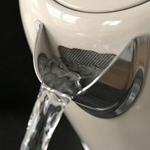 Thermosense Oval Hervidor de agua de 1,7 litros, cuerpo de acero inoxidable y con 2200 W.