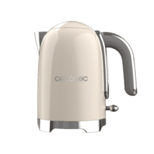 Thermosense Oval Hervidor de agua de 1,7 litros, cuerpo de acero inoxidable y con 2200 W.