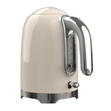 Thermosense Oval Hervidor de agua de 1,7 litros, cuerpo de acero inoxidable y con 2200 W.