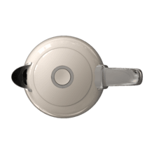 Thermosense Oval Hervidor de agua de 1,7 litros, cuerpo de acero inoxidable y con 2200 W.