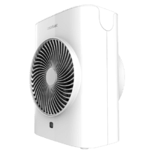 ReadyWarm 2077 Max Force Smart White Chauffage soufflant de 2000 W avec 2 niveaux de puissance, 3 modes de fonctionnement, écran LED et télécommande.