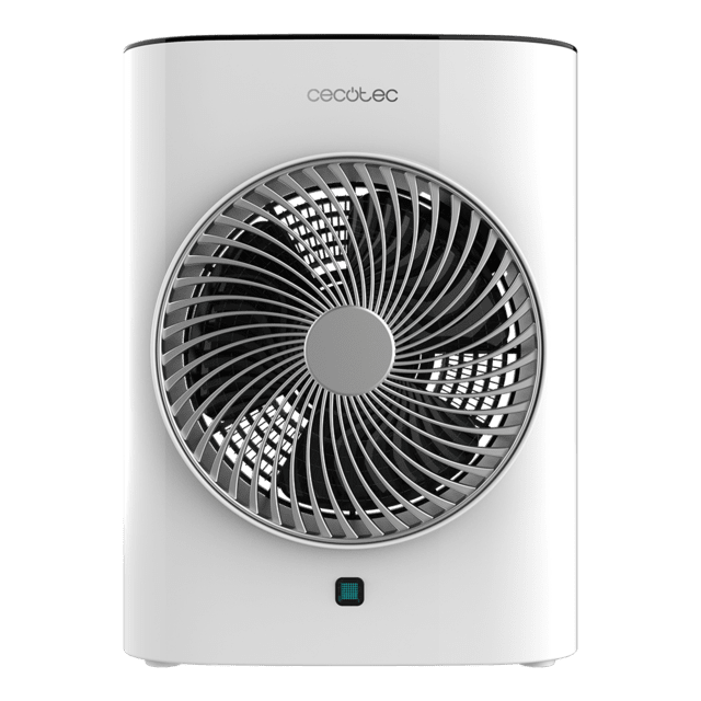 ReadyWarm 2077 Max Force Smart White Chauffage soufflant de 2000 W avec 2 niveaux de puissance, 3 modes de fonctionnement, écran LED et télécommande.