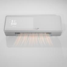 Ready Warm 5310 PowerBox Ceramic Keramisches Wandheizgerät mit LED Bildschirm. 2000 W. Fernbedienung. 3 Modi. 24 Std. Zeitschaltuhr. Oszillation.  IP23.