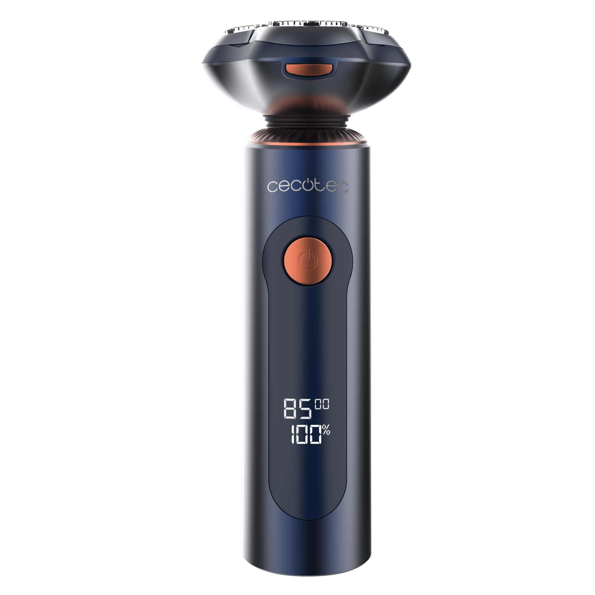 Afeitadora rotativa Cecotec PrecisionCare Aluminium Pro con pantalla LCD