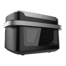 Cecofry Advance 10000 Full Vision Freidora de aire 10L y 2 ventanas de visualización. 2200 W de potencia, base para pizzas perfectas, cubeta divisible, asa fría y 12 menús para cocinar fácil y saludable.