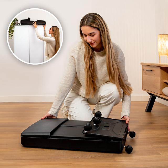 ReadyWarm 4500 BlueFlame Foldable Estufa de gas de llama azul plegable con 4200 W, 2 niveles de potencia, encendido piezoeléctrico y triple sistema de seguridad.