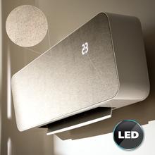 ReadyWarm 3000 Textile Calefactor de pared de 2000W, diseño en tela, pantalla LED, mando a distancia, temporizador y con lama oscilante.