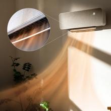 ReadyWarm 3000 Textile Calefactor de pared de 2000W, diseño en tela, pantalla LED, mando a distancia, temporizador y con lama oscilante.