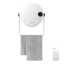 ReadyWarm 2000 Round Calefactor pared con toallero de 2000W y mando a distancia