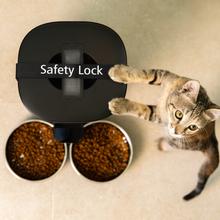 Pumba 8600 Double Meal Vision Distributeur automatique de nourriture pour animaux de compagnie avec deux bols, contrôle via Wi-Fi, caméra, enregistreur vocal, capacité de 7 litres et contrôle des portions.