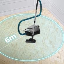 Conga Powerbag 5000 ProStyle Aspirapolvere a traino con sacchetto. Aspiratore con potenza di 890 W, serbatoio da 5 L, filtro HEPA e controllo digitale per una pulizia accurata di qualsiasi superficie. Include accessori, funzione soffiatore e design ergonomico per il massimo comfort.
