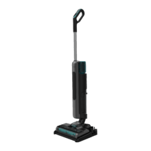 Freego S10 Nova Fregona eléctrica que friega y aspira simultáneamente para una limpieza rápida y profunda. Tiene tres modos de uso y un motor silencioso y potente. Su base de autolimpieza y larga autonomía facilitan el mantenimiento y uso.