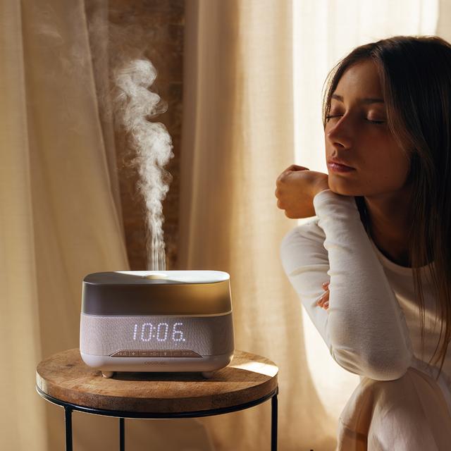 PureAroma 1300 Hydra Speaker Difusor de aromas con 300 ml de depósito, pantalla, altavoz y control por bluetooth.