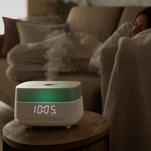 PureAroma 1300 Hydra Speaker Difusor de aromas con 300 ml de depósito, pantalla, altavoz y control por bluetooth.