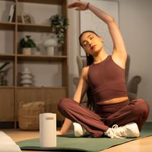 PureAroma 3000 Sound Diffuseur d'arômes avec haut-parleur, sans eau, minuterie jusqu’à 8 h, 3 niveaux et 7 lumières LED.