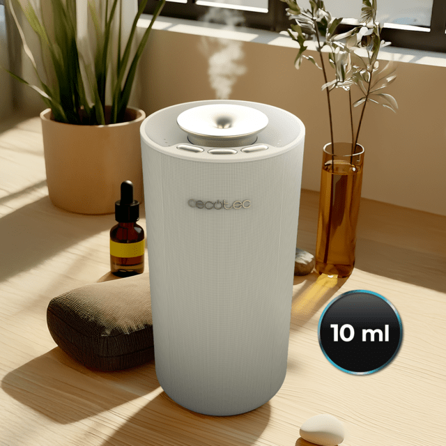 PureAroma 3000 Sound Diffusore di aromi con speaker, non necessita di acqua, timer di 8 ore, 3 livelli e 7 luci LED.