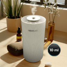 PureAroma 3000 Sound Diffusore di aromi con speaker, non necessita di acqua, timer di 8 ore, 3 livelli e 7 luci LED.