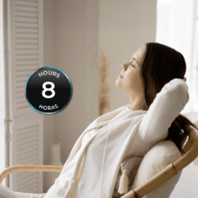 PureAroma 3000 Sound Diffusore di aromi con speaker, non necessita di acqua, timer di 8 ore, 3 livelli e 7 luci LED.