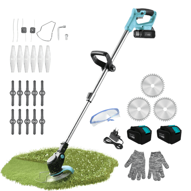 FastCut 4000 Freemove Decespugliatore multifunzione 4in1. Batteria 21V 4Ah.  Potenza di 650 W.  Testina regolabile. Tubo telescopico. Include accessori e ricambi.