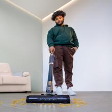 Scoba 3000 Aspirador vertical ligero con Motor Digital Brushless de 210 W y 20 kPa de presión de succión. Autonomía de hasta 40 minutos. Dos modos de succión. Cepillo Jalisco.