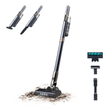 Scoba 3000 Aspirador vertical ligero con Motor Digital Brushless de 210 W y 20 kPa de presión de succión. Autonomía de hasta 40 minutos. Dos modos de succión. Cepillo Jalisco.