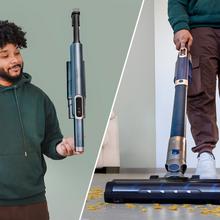 Scoba 3000 Station Aspirapolvere verticale con base a svuotamento automatico.  Motore Digital Brushless da 210 W con potenza di aspirazione di 20 kPa.   Autonomia fino a 40 minuti. Due modalità di aspirazione.  Spazzola Jalisco. Include accessorio 2 in 1 per mobili e/o angoli e accessorio per tappezzeria.