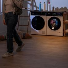 Bolero DressCode 9155 Inverter Lavadora blanca de 9 kg de capacidad, clase A-30%, 1400 rpm, 12 programas, Clase A, Motor Inverter Plus, Steam Max, Drum Clean, Delay Start, PreWash, prrograma Quick 15', KidLock y panel de control LED