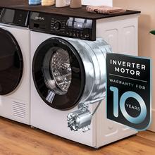 Bolero DressCode 9155 Inverter Lavadora blanca de 9 kg de capacidad, clase A-30%, 1400 rpm, 12 programas, Clase A, Motor Inverter Plus, Steam Max, Drum Clean, Delay Start, PreWash, prrograma Quick 15', KidLock y panel de control LED