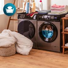 Bolero DressCode 9155 Inverter Steel Lavadora steel de 9 kg de capacidad, clase A-30%, 1400 rpm, 12 programas, Clase A, Motor Inverter Plus, Steam Max, Drum Clean, Delay Start, PreWash, prrograma Quick 15', KidLock y panel de control LED