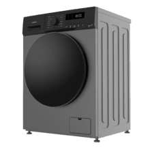 Bolero DressCode 9155 Inverter Steel Máquina de lavar roupa de aço com 9 kg de capacidade, classe A-30%, 1400 rpm, 12 programas, Classe A, Motor Inverter Plus, Steam Max, Drum Clean, Delay Start, PreWash, programa Quick 15', KidLock e painel de controlo LED