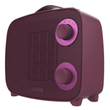 ReadyWarm 1500 Ceramic Aura Stufa da tavolo in ceramica da 1500 W, oscillazione, termostato regolabile, 3 modalità di funzionamento e design autentico.