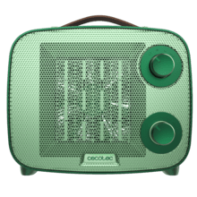 ReadyWarm 1550 Ceramic Aura Chauffage céramique de table  au design authentique avec 1500 W, oscillation, thermostat réglable et 3 modes de fonctionnement.