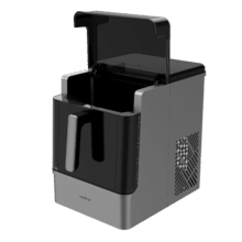 Chillin´Ice 2300 Máquina de hielo que produce hasta 23 kg de hielo en 24 horas. Depósito de hielo de 1,8 kg y agua de 2L. Refrigerante con compresor y enfriamiento por aire.