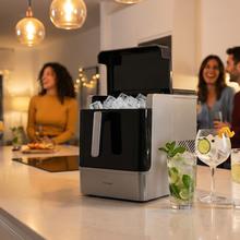 Chillin´Ice 2300 Máquina de hielo que produce hasta 23 kg de hielo en 24 horas. Depósito de hielo de 1,8 kg y agua de 2L. Refrigerante con compresor y enfriamiento por aire.