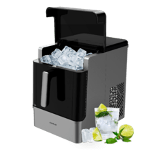 Chillin´Ice 2300 Máquina de hielo que produce hasta 23 kg de hielo en 24 horas. Depósito de hielo de 1,8 kg y agua de 2L. Refrigerante con compresor y enfriamiento por aire.