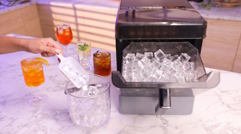 Hielo listo para servir
