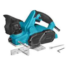 Fast&Clean 3000 Agile Cepillo eléctrico para carpintería, con cable extralargo de 3 metros, bolsa de recogida, conexión de aspiración y dobles cuchillas reversibles.