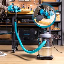 Fast&Clean 3000 Agile Cepillo eléctrico para carpintería, con cable extralargo de 3 metros, bolsa de recogida, conexión de aspiración y dobles cuchillas reversibles.