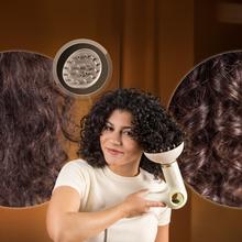 DryGlam Waves Sensor 6in1 Secador Brushless con Tecnología de sensor de distancia, Iones, 6 accesorios, Triple protección del calor, 1400W, 110.000 rpm