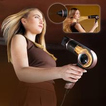 DryGlam Waves Sensor 6in1 Secador Brushless con Tecnología de sensor de distancia, Iones, 6 accesorios, Triple protección del calor, 1400W, 110.000 rpm